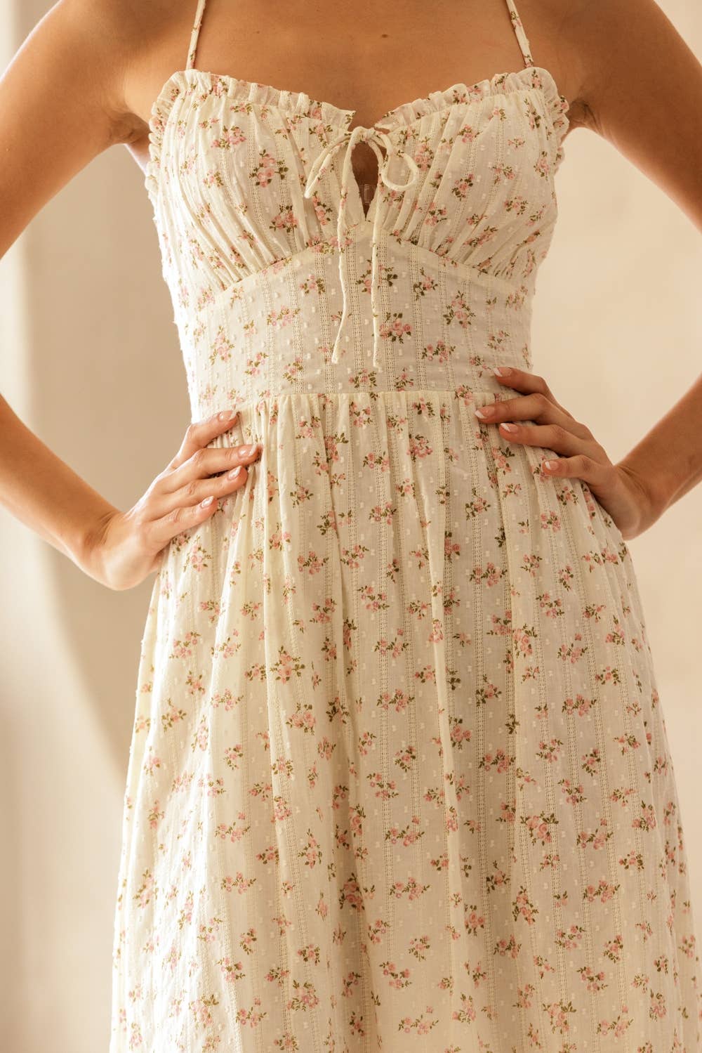 Yellow Floral Dress