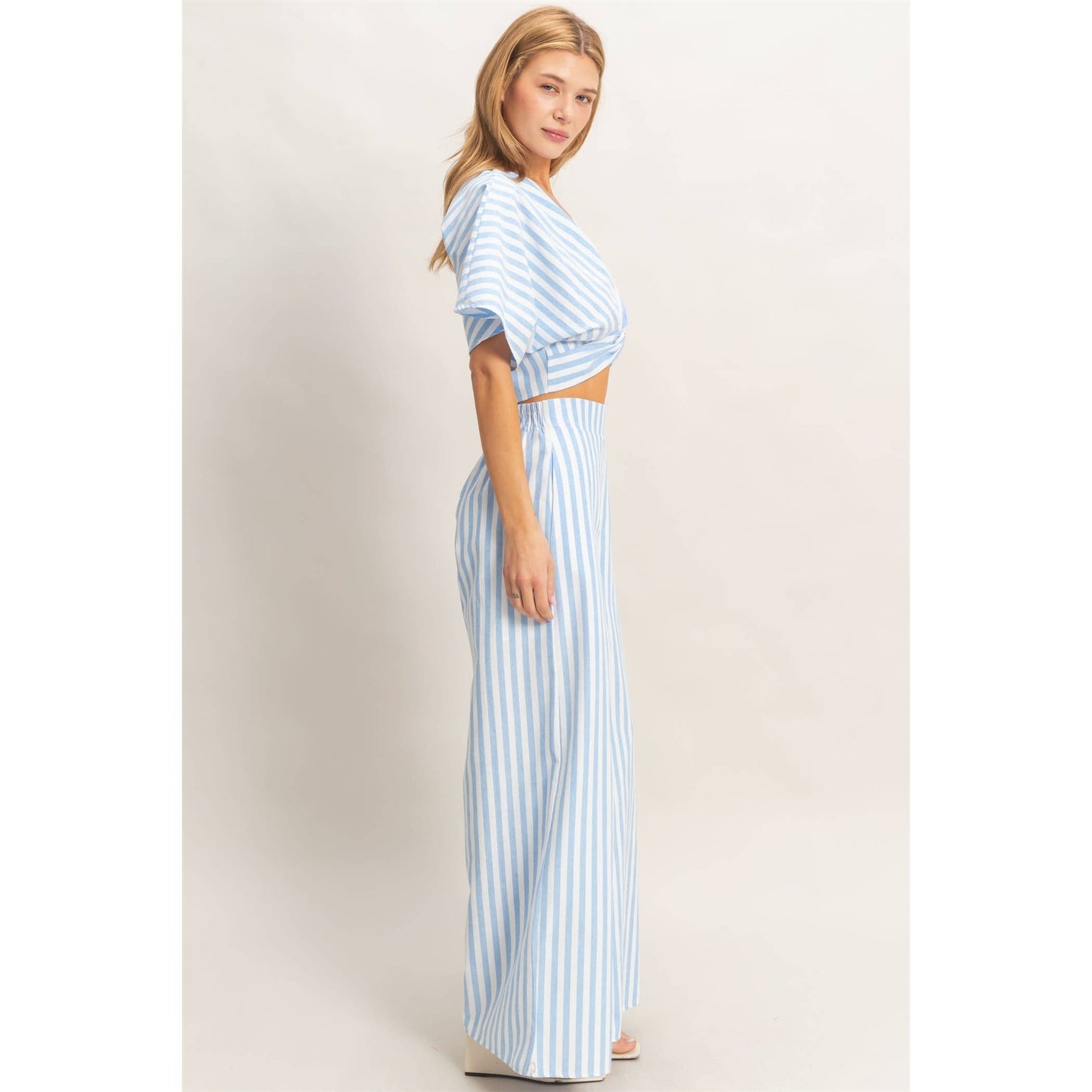 Striped Twist Front Set