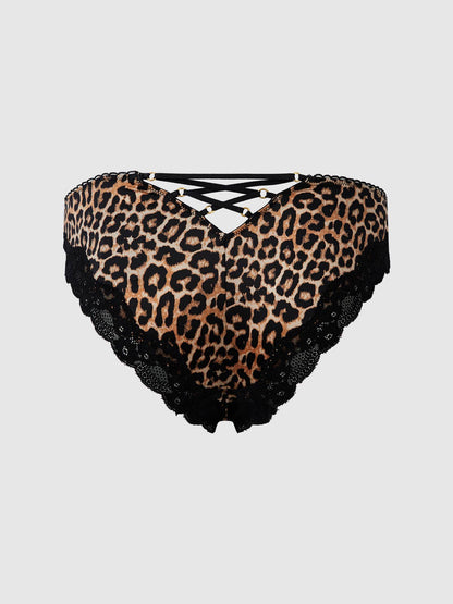 Leopard Lace Hipster