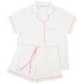 Logan Pink Short Sleeve Shorty Pajamas