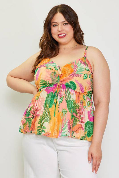 Queen Tropical Cami Top
