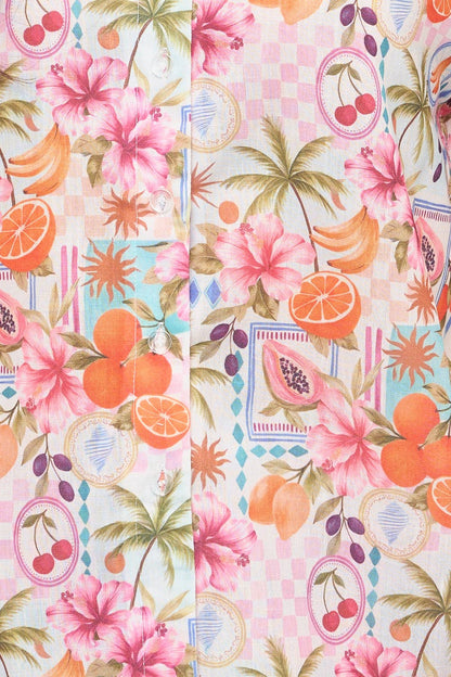 Fruits & Florals Wide Leg Pants