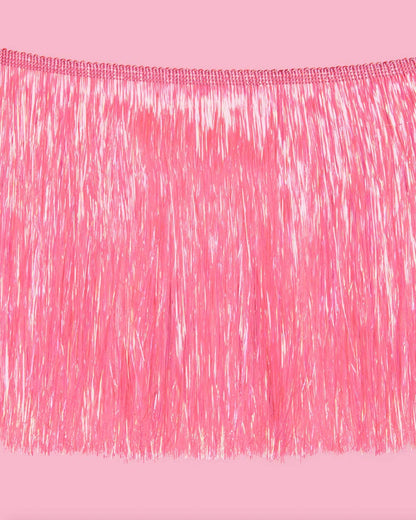 Pink Fringe Party Banner