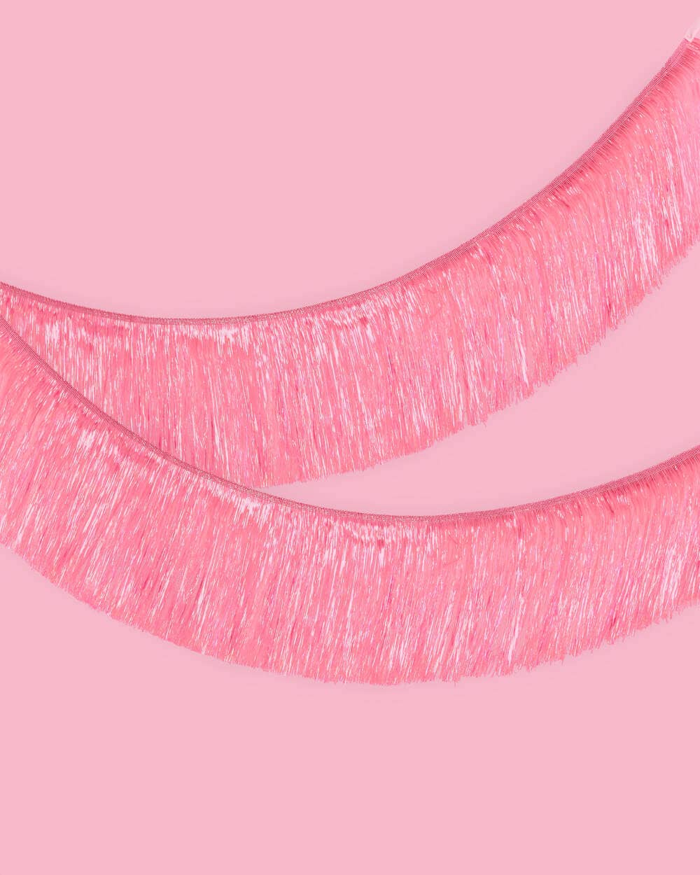 Pink Fringe Party Banner