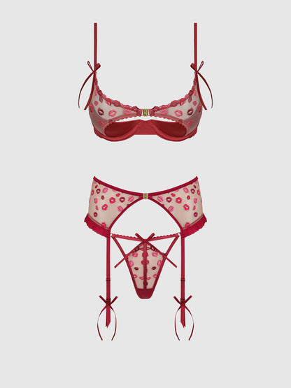 Lips Valentines 3 Piece Set