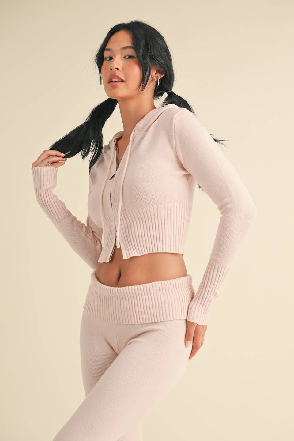 Cozy Pink Knit Set