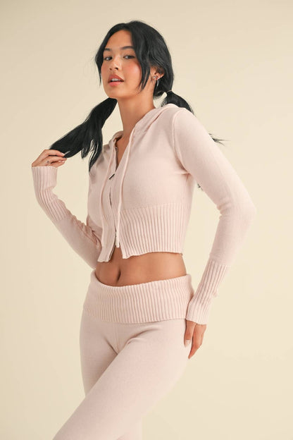 Cozy Pink Knit Set