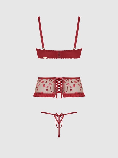 Lips Valentines 3 Piece Set