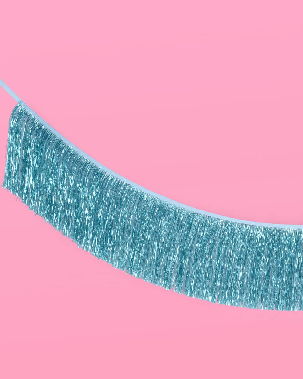 Blue Fringe Foil Banner