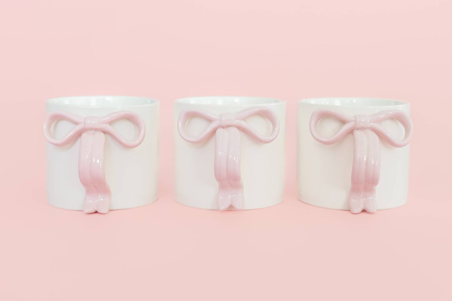 Pink Bow 15oz Ceramic Coffee Mug
