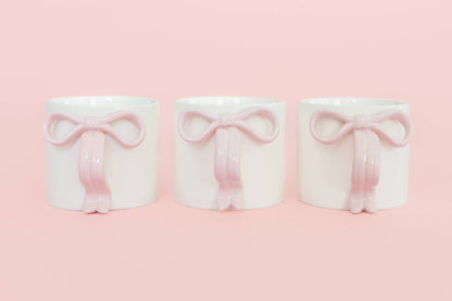 Pink Bow 15oz Ceramic Coffee Mug
