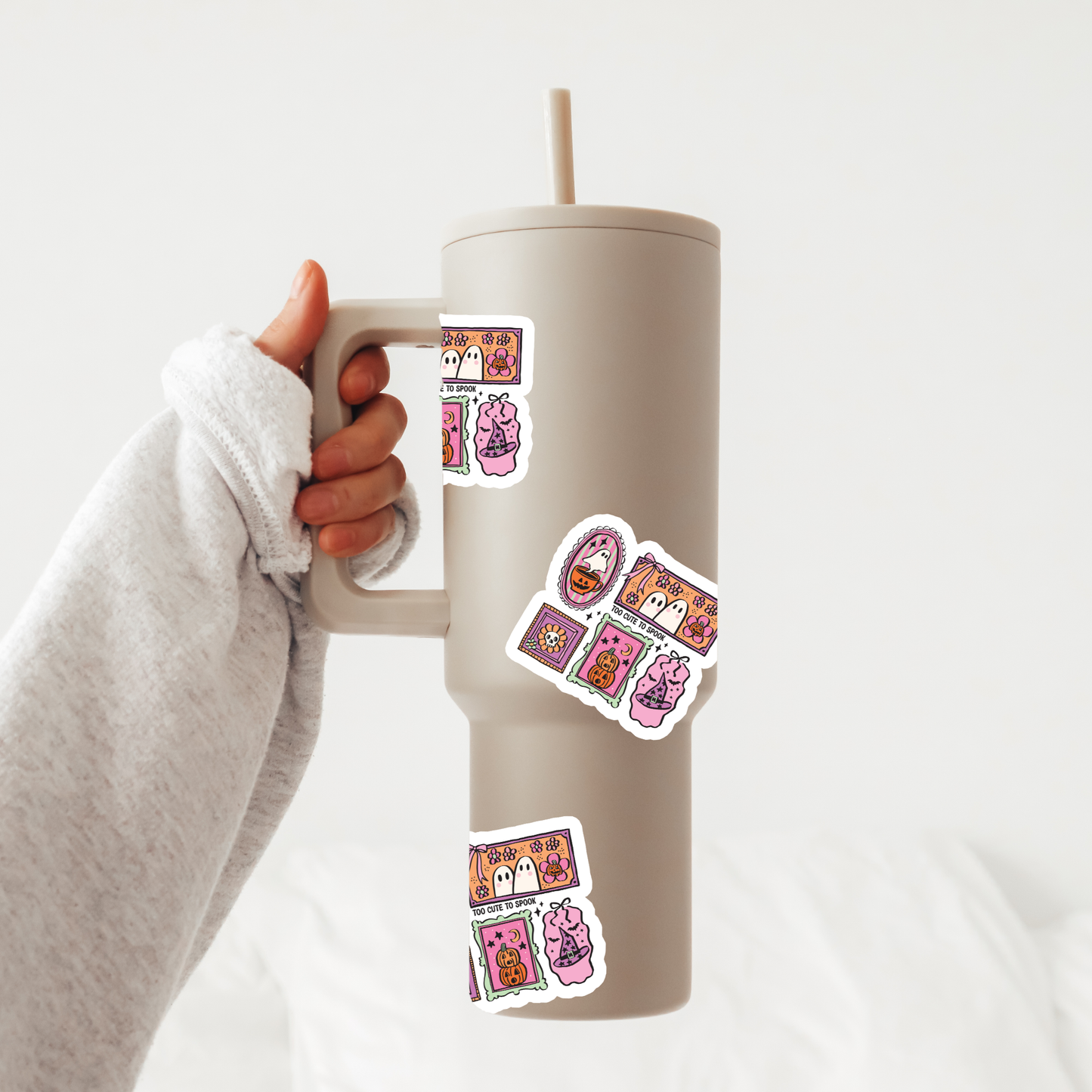 Halloween Stamp Sticker, Cute Halloween Stickers, Witch Stam