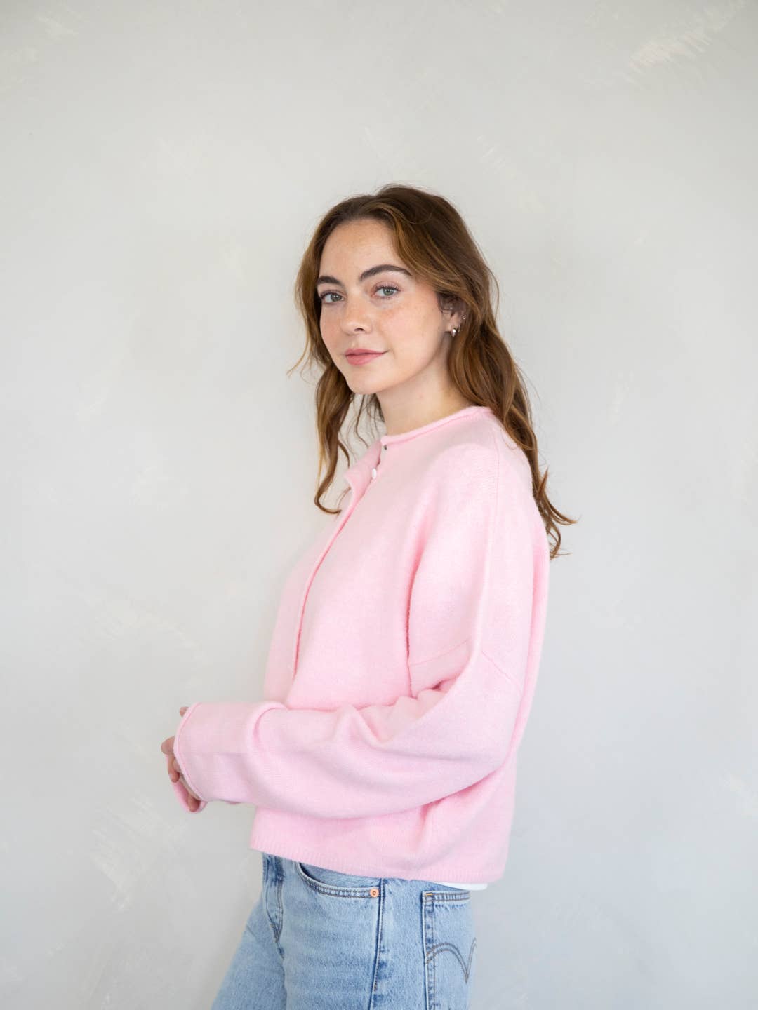 Pink Cardigan