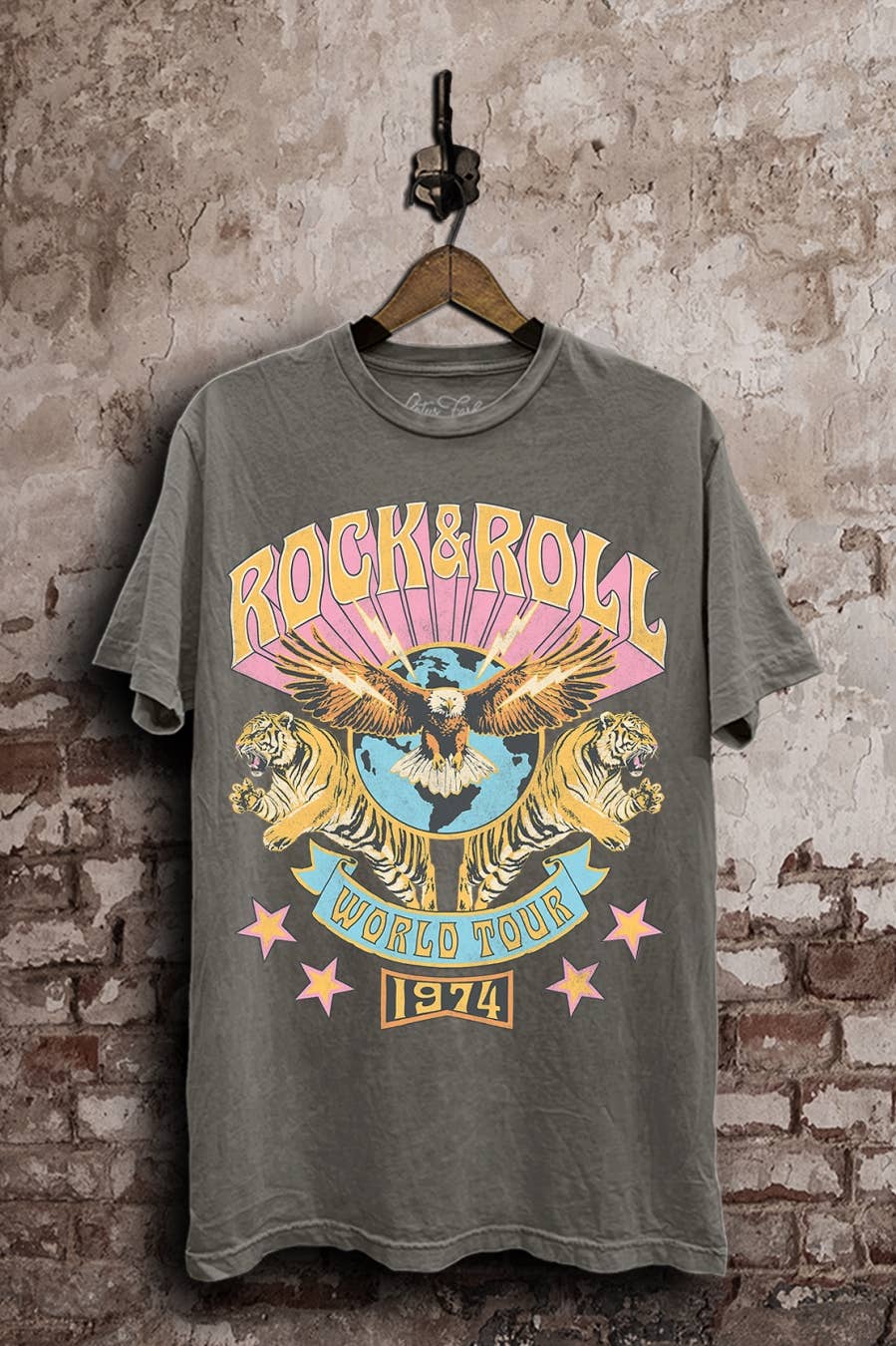 Rock and Roll World Tour Graphic Top