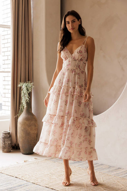 Floral Ruffle Dress