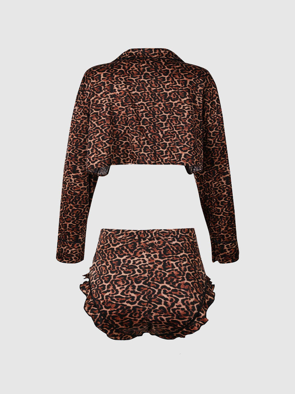 Leopard and Lace Sleep Set