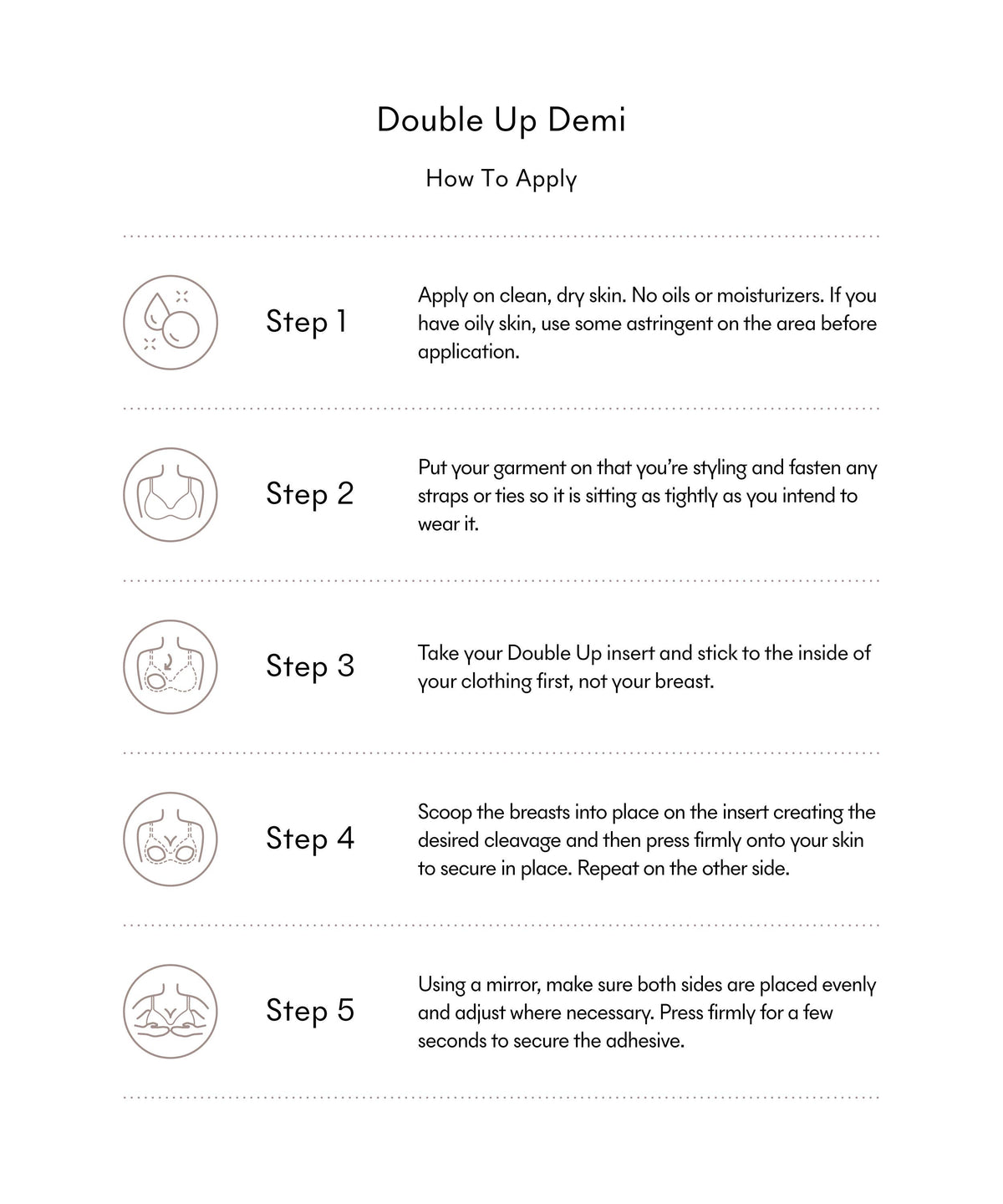 Double Up | Volume Push-Up Pads (Demi)
