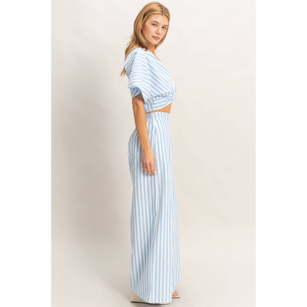 Striped Twist Front Set