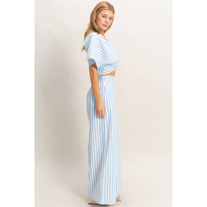 Striped Twist Front Set