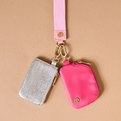 Dynamic Duo Pouch Luxe Wristlet-Partners in Crime