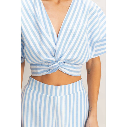 Striped Twist Front Set