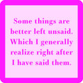 COASTER Left Unsaid