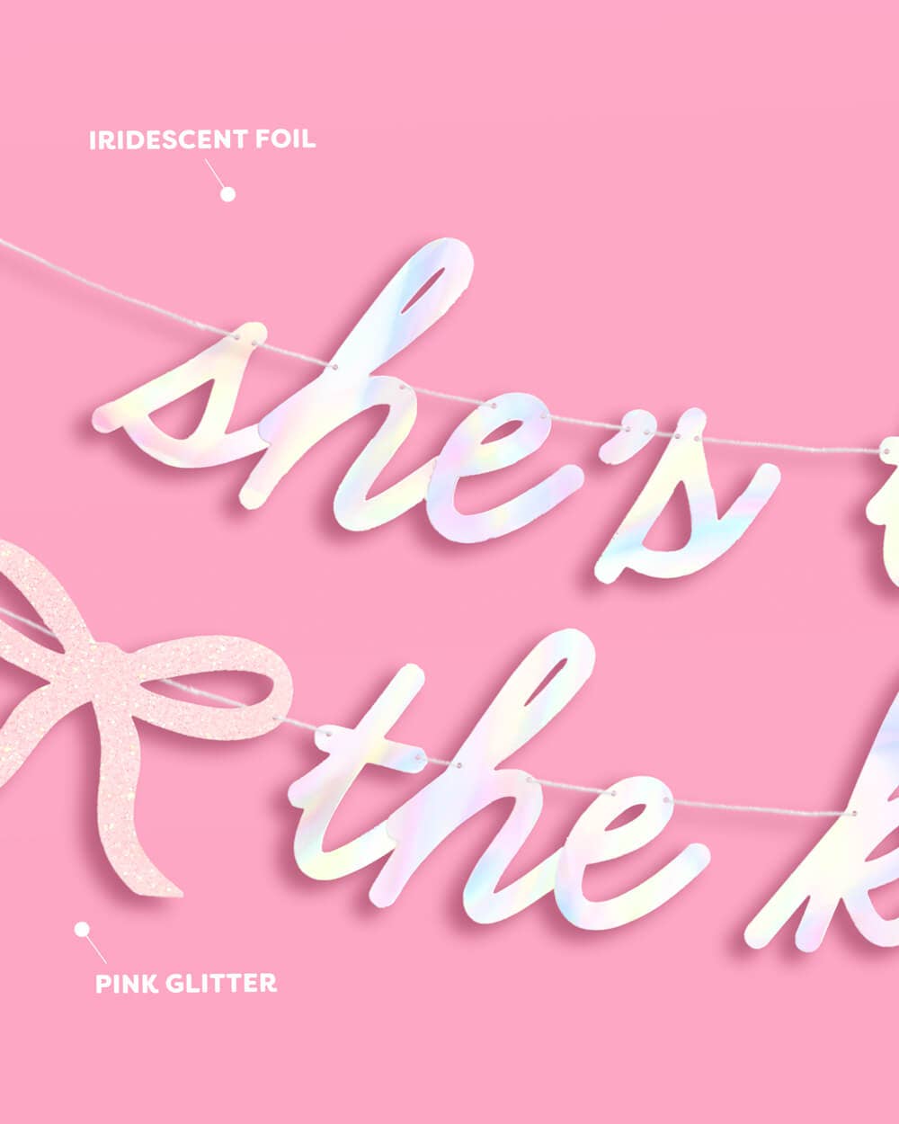 She's Tying the Knot Banner