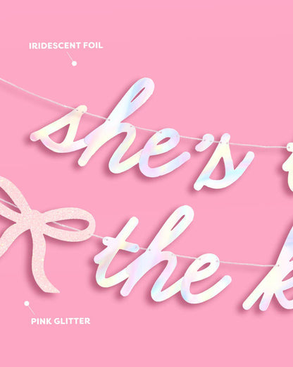 She's Tying the Knot Banner