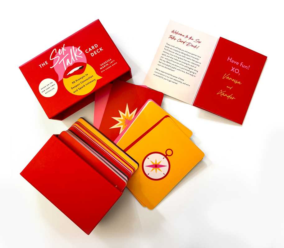 Sex Talks Card Deck and Guidebook by Vanessa Marin