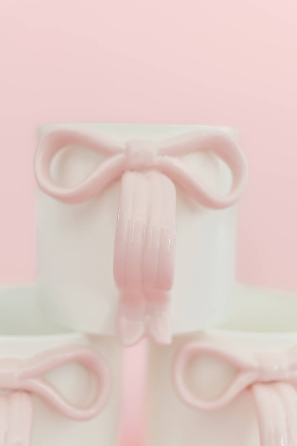Pink Bow 15oz Ceramic Coffee Mug