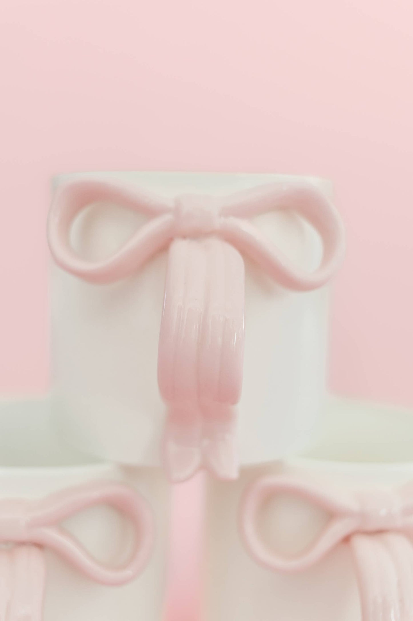 Pink Bow 15oz Ceramic Coffee Mug