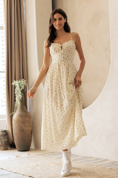 Yellow Floral Dress
