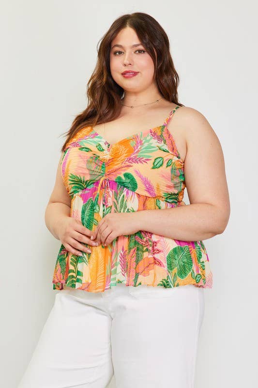 Queen Tropical Cami Top