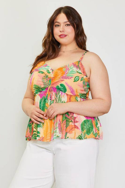 Queen Tropical Cami Top