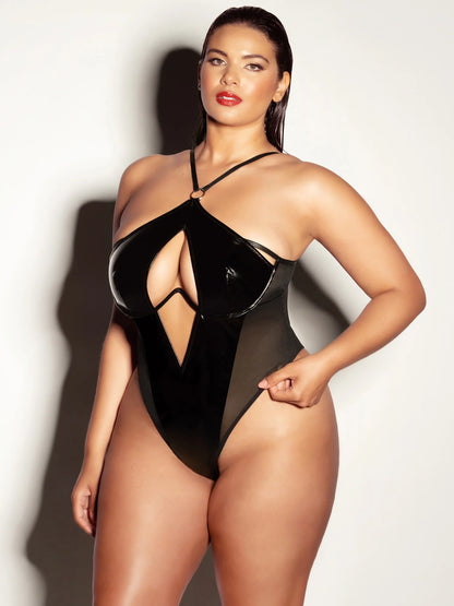 Queen Fetish Black Bodysuit