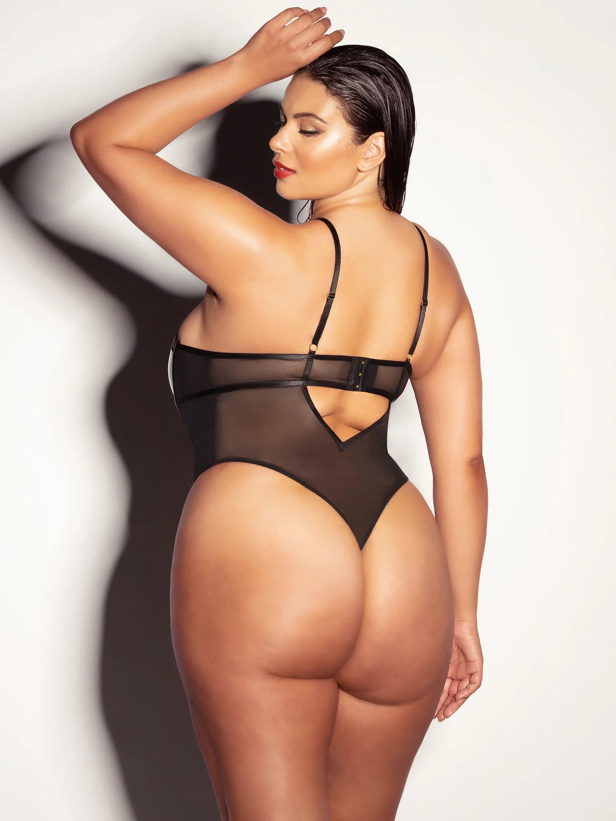 Queen Fetish Black Bodysuit