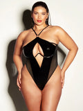 Queen Fetish Black Bodysuit