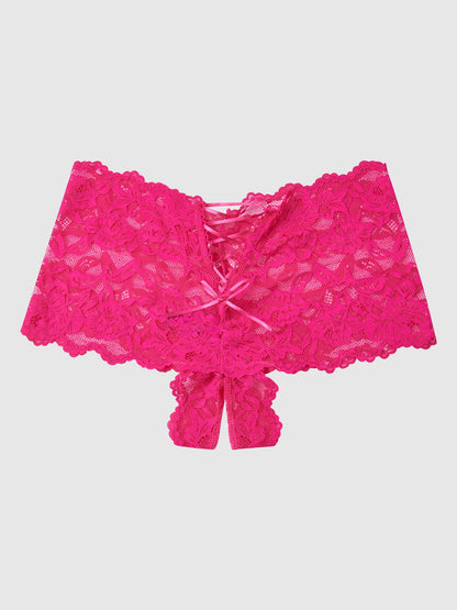 Lace Crotchless Cheekster