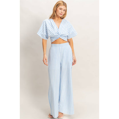 Striped Twist Front Set