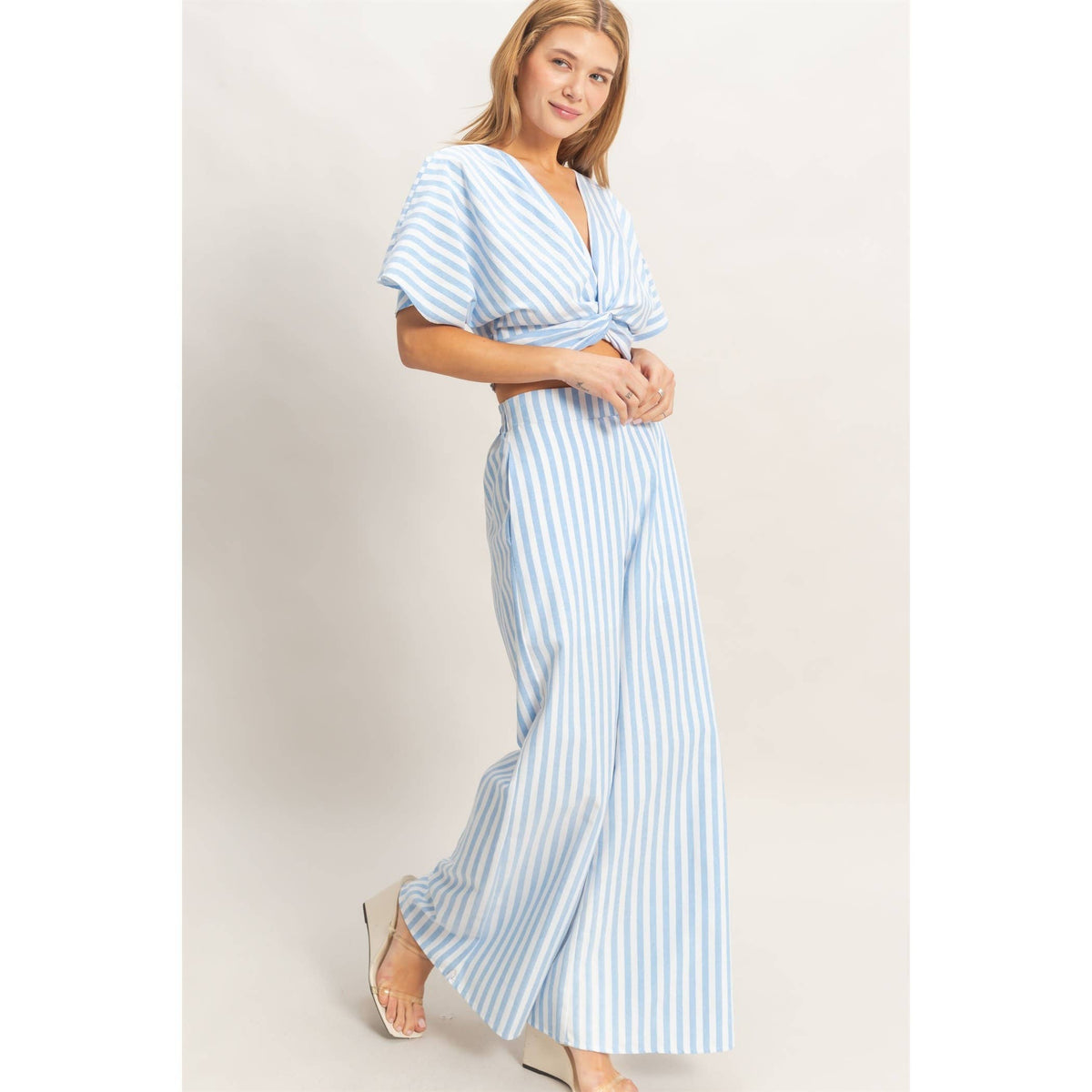 Striped Twist Front Set