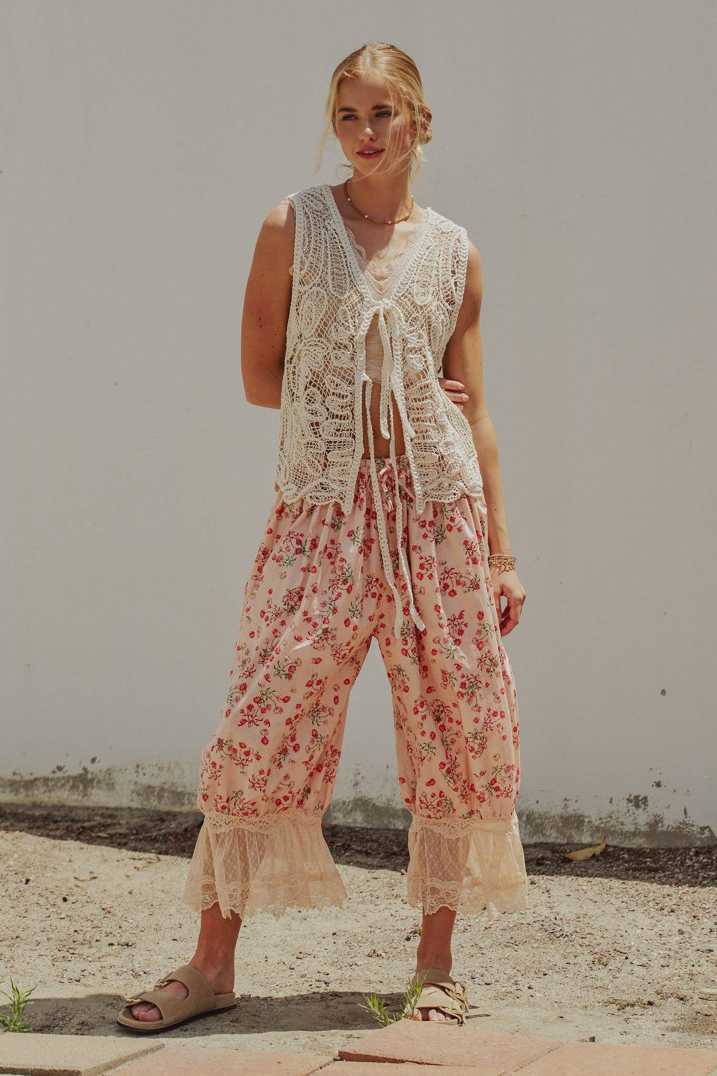 Peach Bloomer Pants