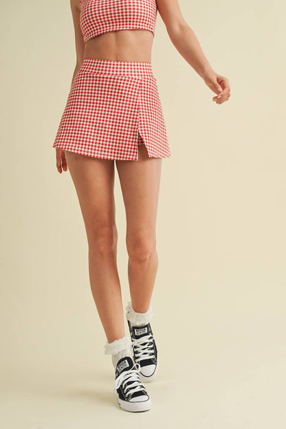 Gingham Print Active Set