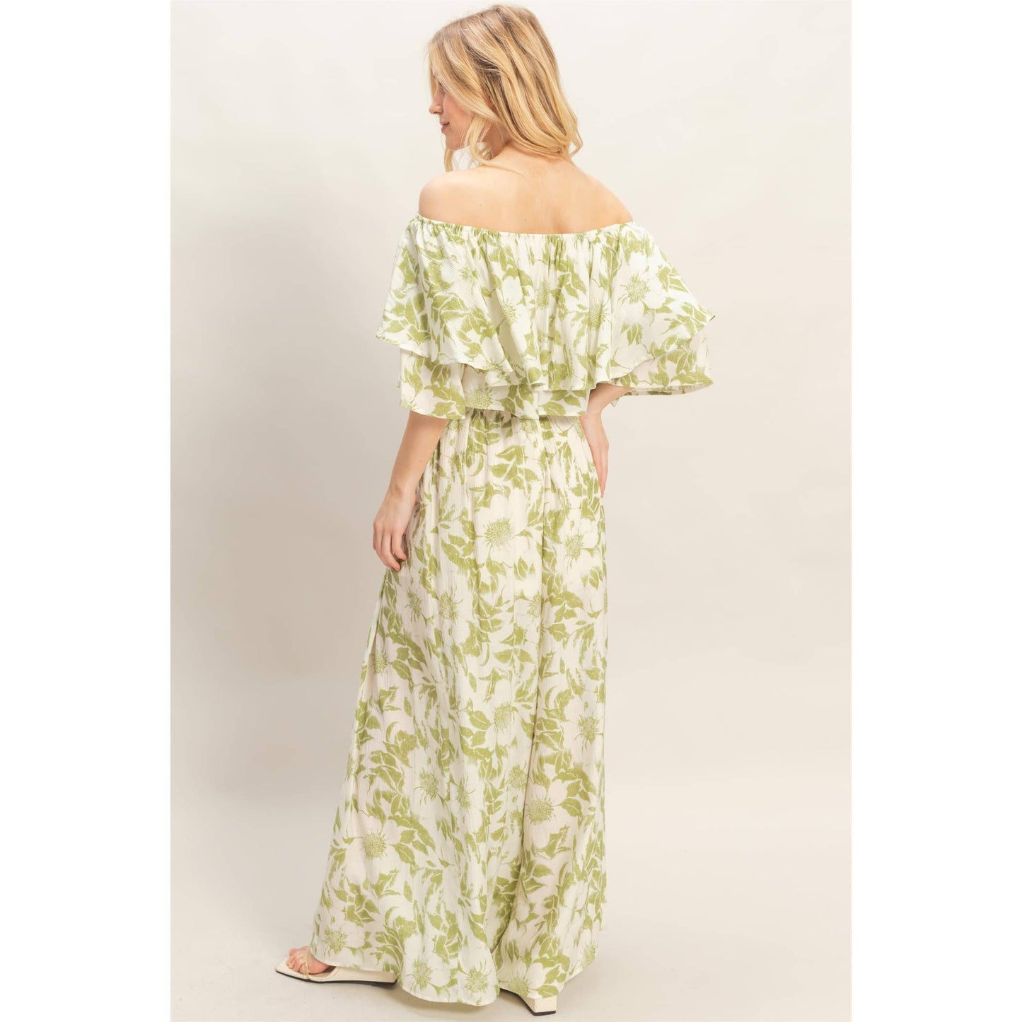 Floral Off-Shoulder Set
