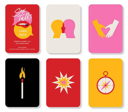 Sex Talks Card Deck and Guidebook by Vanessa Marin