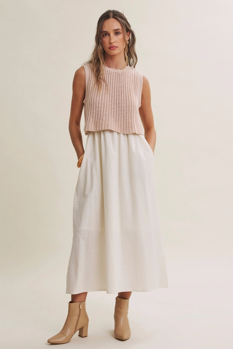 Chunky Sweater Midi Dress