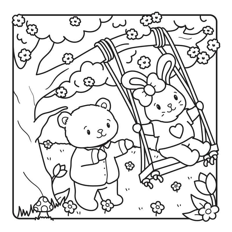 Heartwarming Love Coloring Book