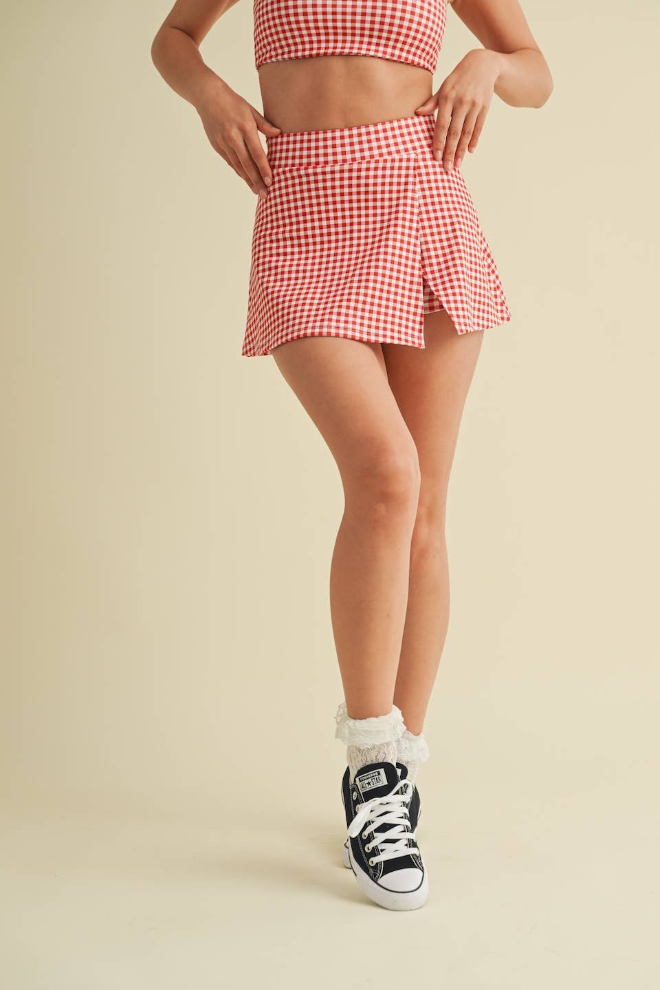 Gingham Print Active Set