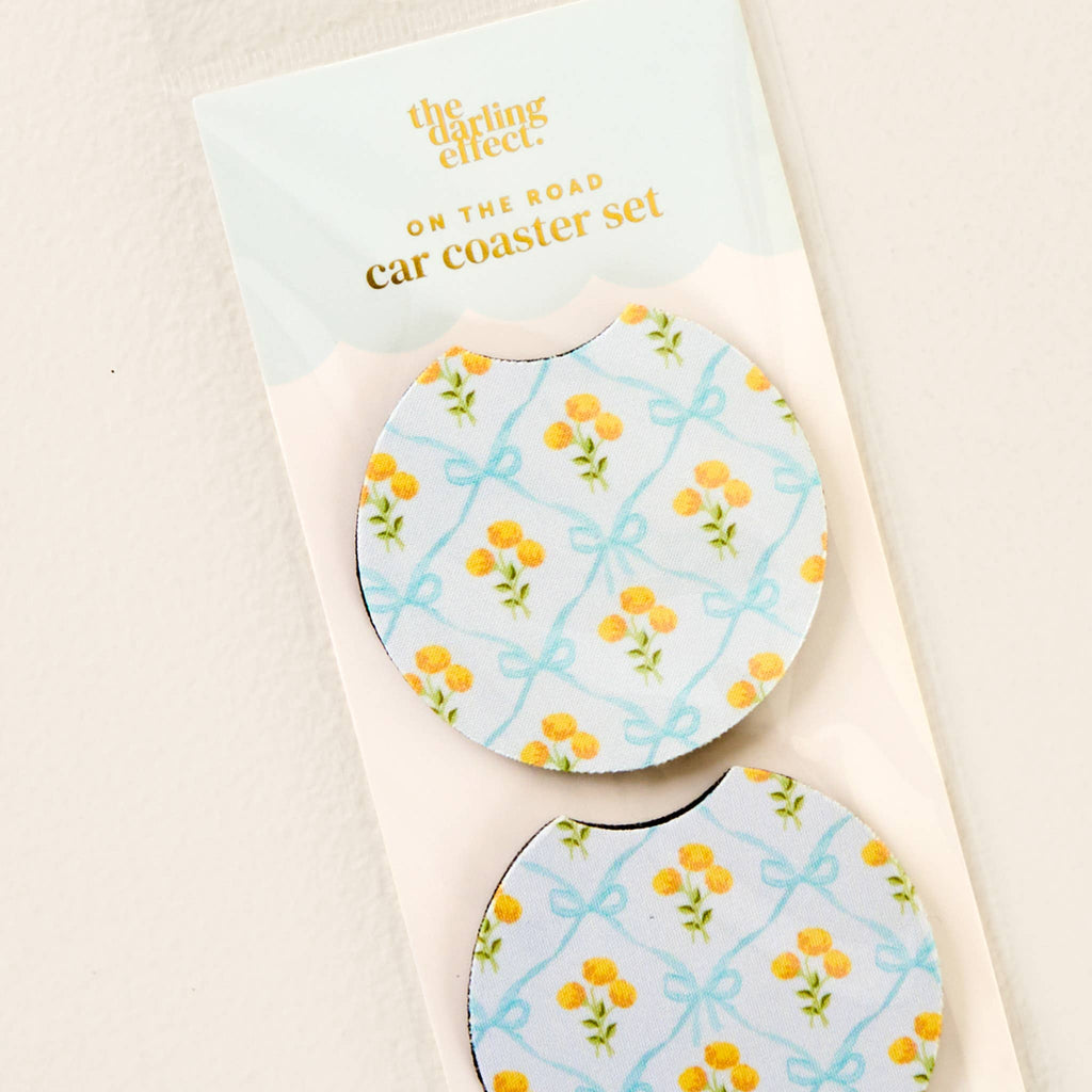 On the Road Car Coaster Set-Marigold Lane Blue