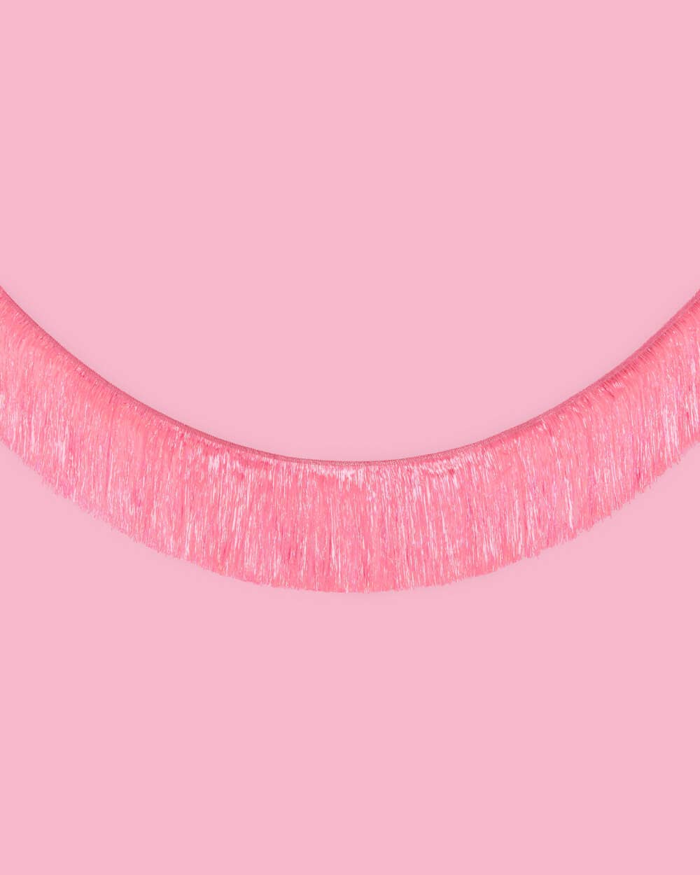 Pink Fringe Party Banner