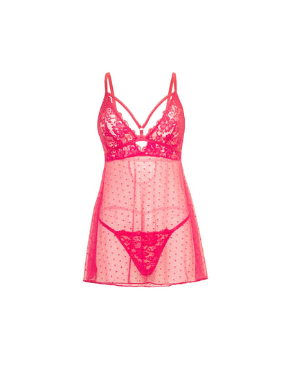 Aphrodite Lace Babydoll Dress